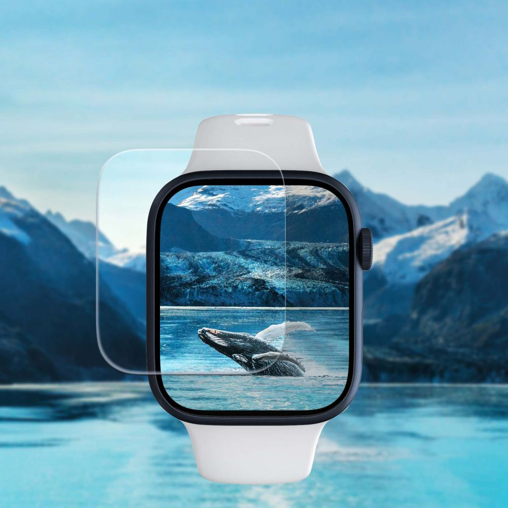 Samoregenerująca się elastyczna folia z tpu kompatybilna z etui Spigen NeoFlex dla Apple Watch 7 45mm